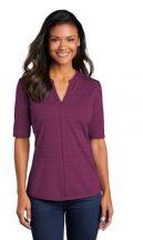Port Authority ® Ladies Stretch Heather Dress Shirt Top